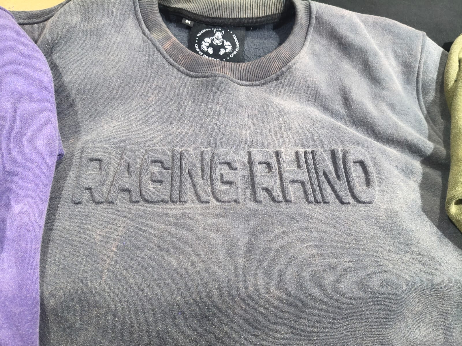 Embossed Print Jumper (Acidwash)