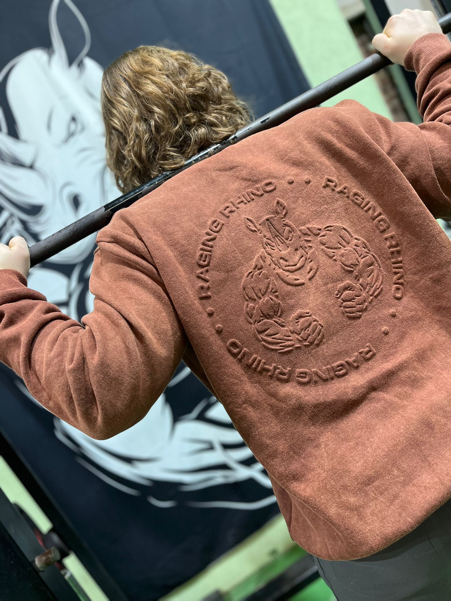 Embossed Print Jumper (Acidwash)